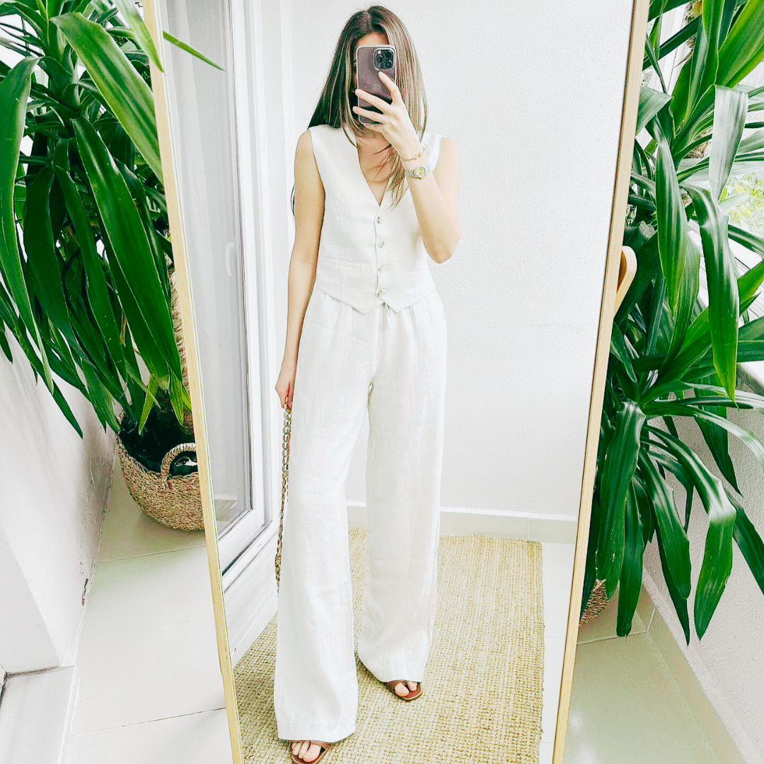 Conjunto Dayane Em Linho