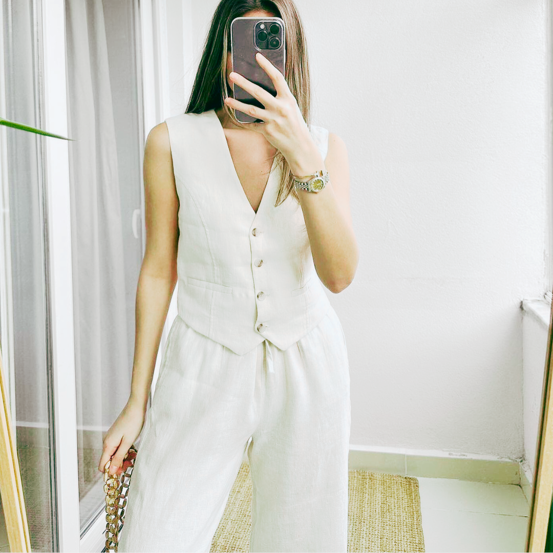 Conjunto Dayane Em Linho