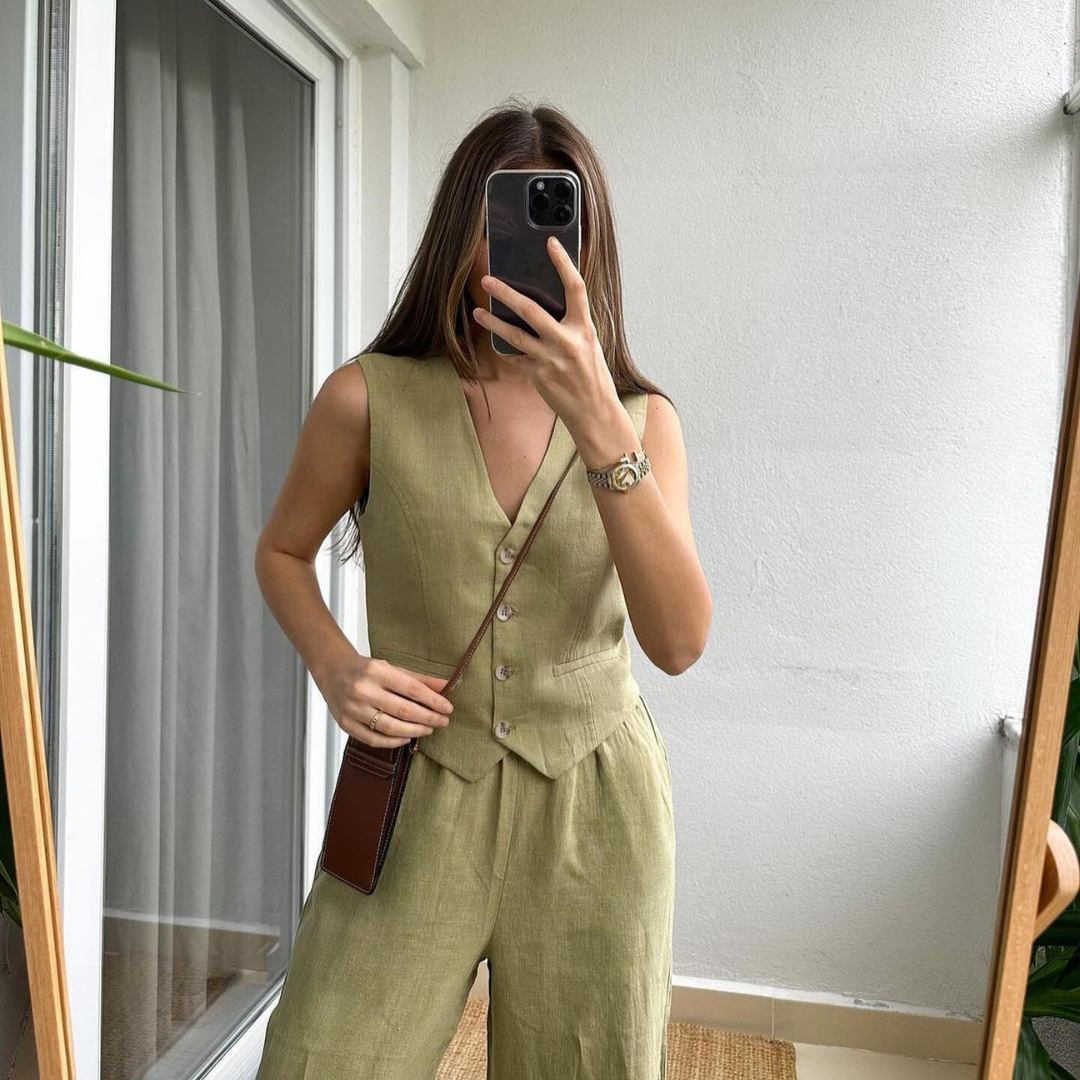 Conjunto Dayane Em Linho
