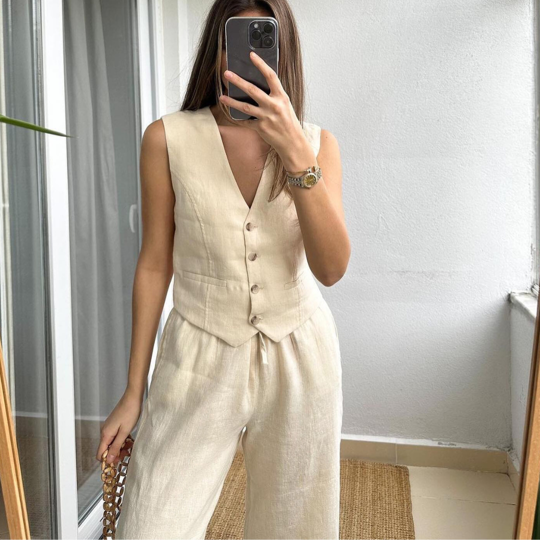 Conjunto Dayane Em Linho