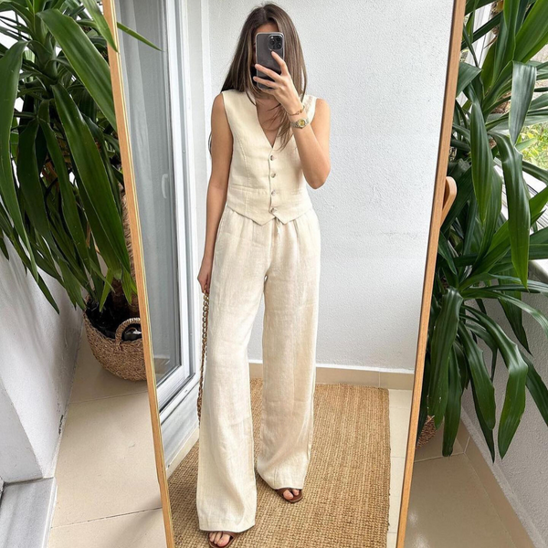 Conjunto Dayane Em Linho